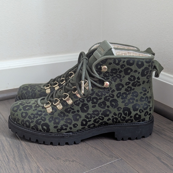 Blackstone Shoes - Blackstone SL81 Genuine Shearling Lined Hiking Boot Winter Moss NEW Size 9